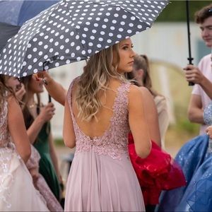 Lilac/mauve grad dress